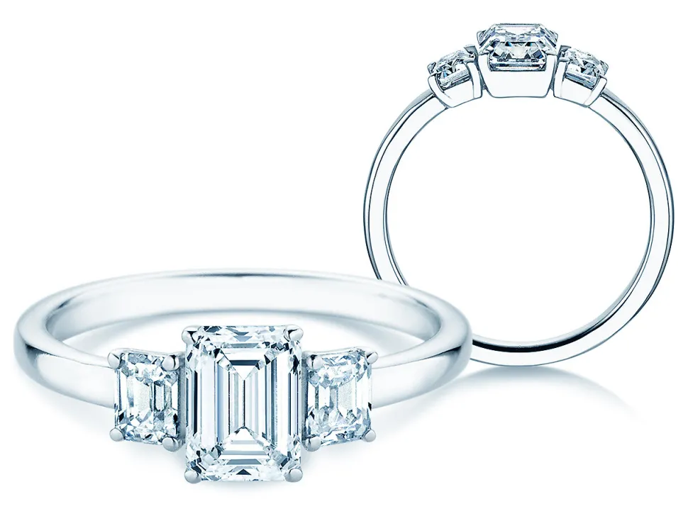 Diamantring Emerald Eden