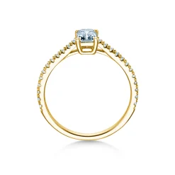 Diamantring Emerald Pavé