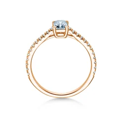 Diamantring Emerald Pavé
