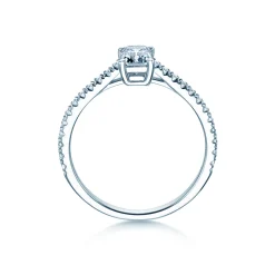 Diamantring Emerald Pavé