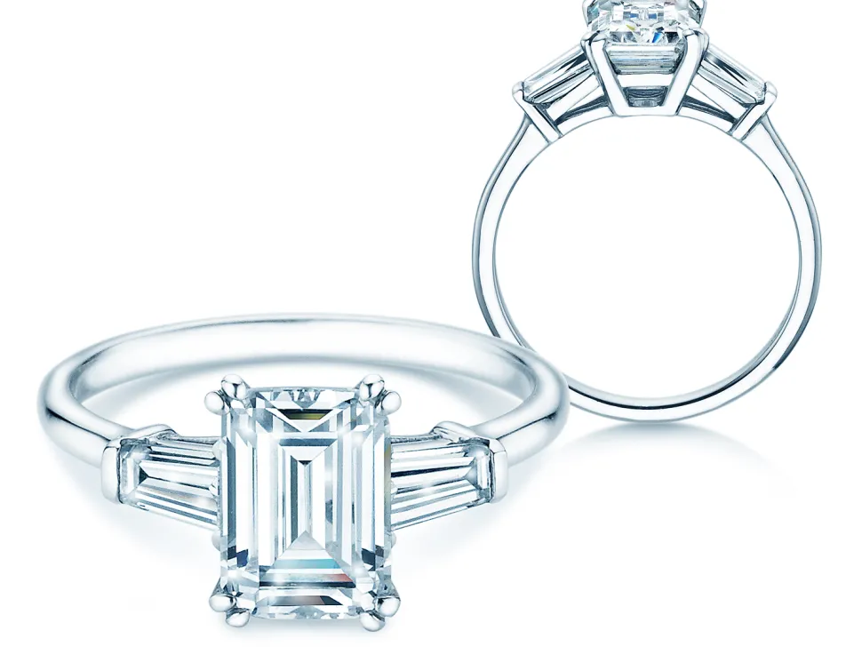 Diamantring Emerald Tapered Baguette
