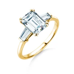 Diamantring Emerald Tapered Baguette