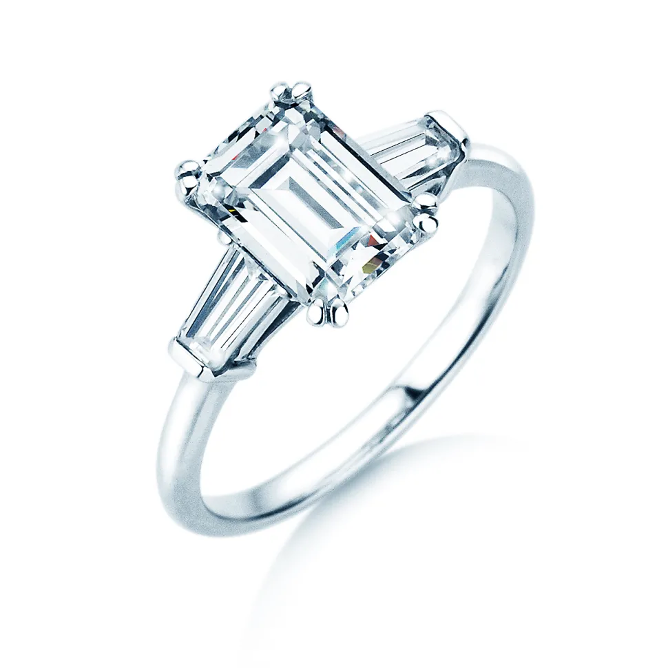 Diamantring Emerald Tapered Baguette