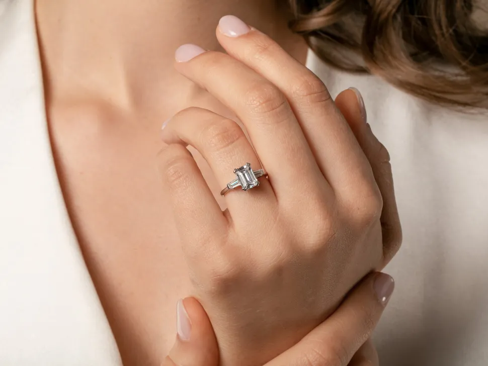 Diamantring Emerald Tapered Baguette