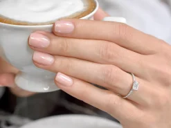 Diamantring Emerald-Cut