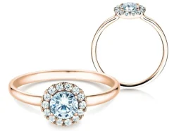 Diamantring Flower
