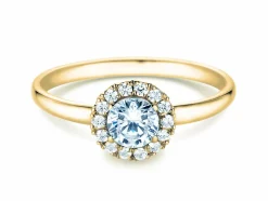 Diamantring Flower