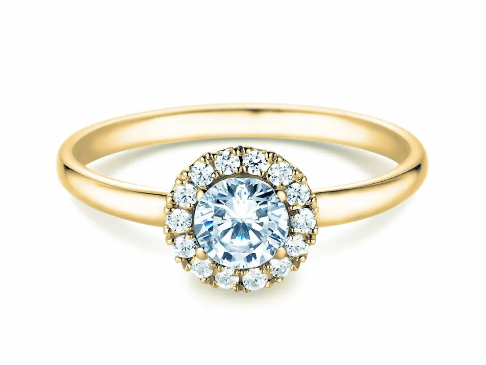 Diamantring Flower