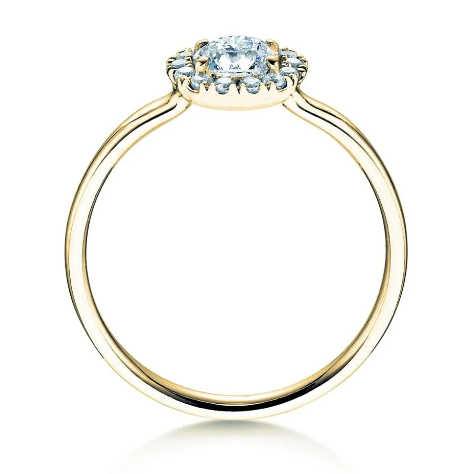 Diamantring Flower