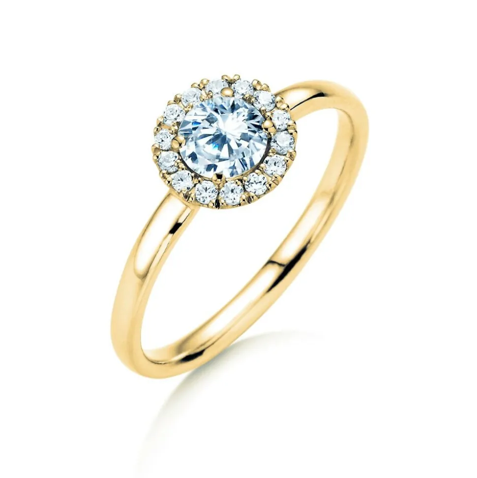 Diamantring Flower
