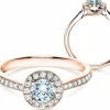 Diamantring Halo Classic