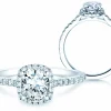 Diamantring Halo Cushion Pavé