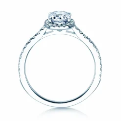 Diamantring Halo Cushion Pavé