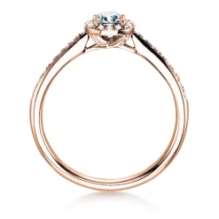 Diamantring Halo Petite