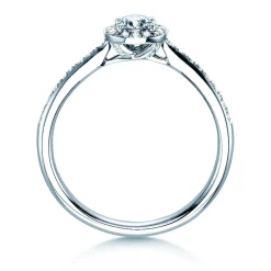 Diamantring Halo Petite