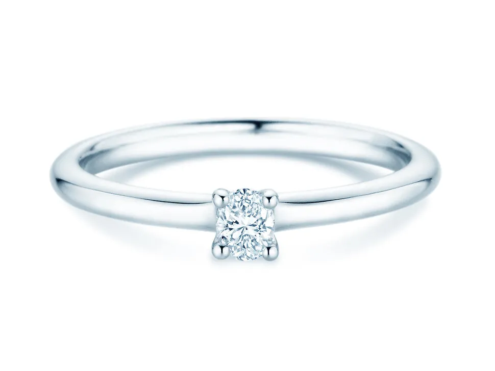Diamantring Oval Clean