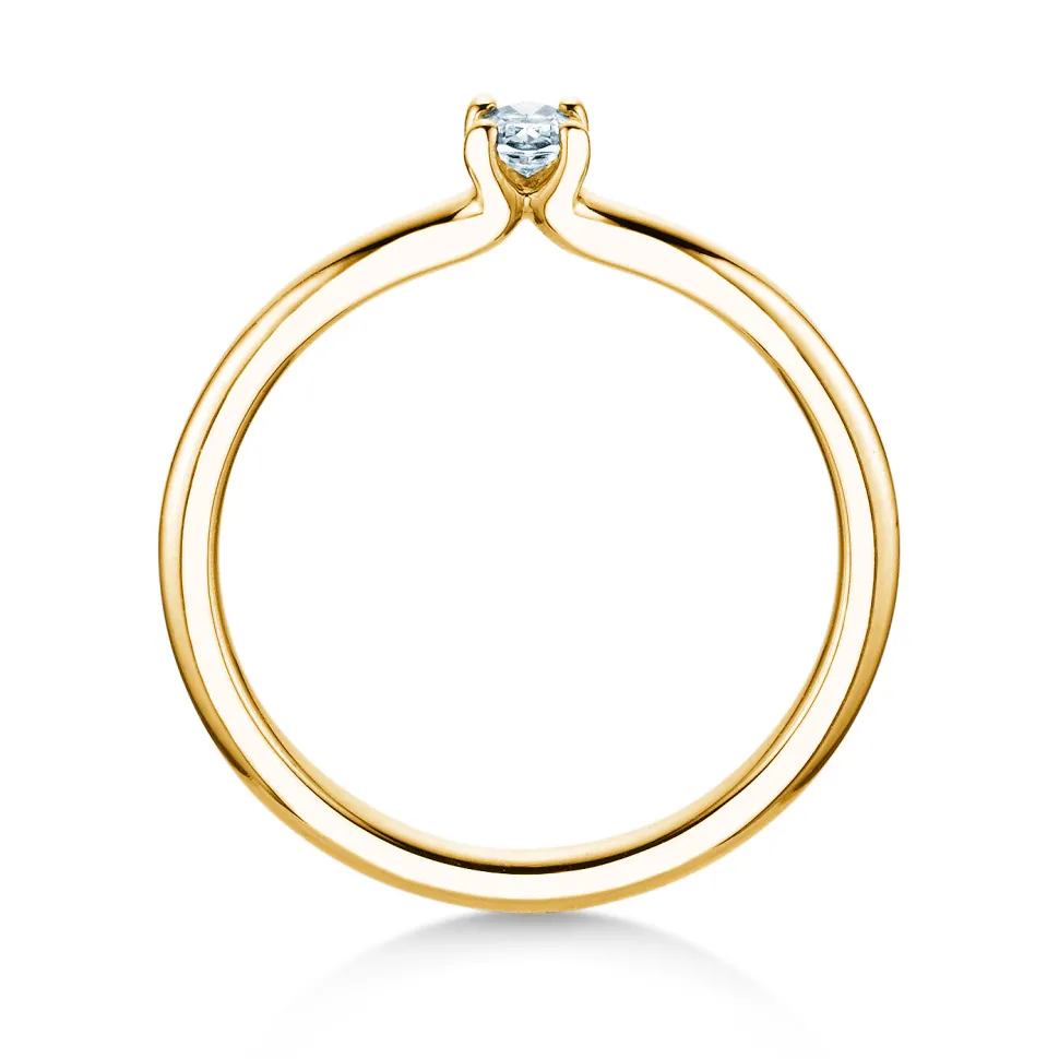 Diamantring Oval Clean