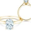 diamantring Oval Cut