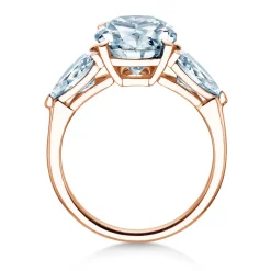 Diamantring Oval Pear Cut