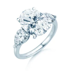 Diamantring Oval Pear Cut