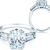 Diamantring Oval Tapered Baguette