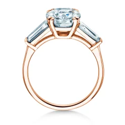 Diamantring Oval Tapered Baguette