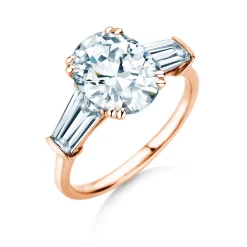 Diamantring Oval Tapered Baguette