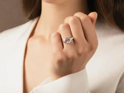 Diamantring Oval Tapered Baguette