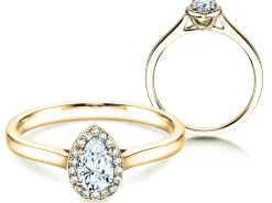 Diamantring Pear Shape