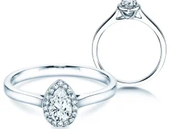 Diamantring Pear Shape