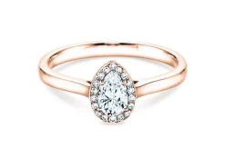 Diamantring Pear Shape