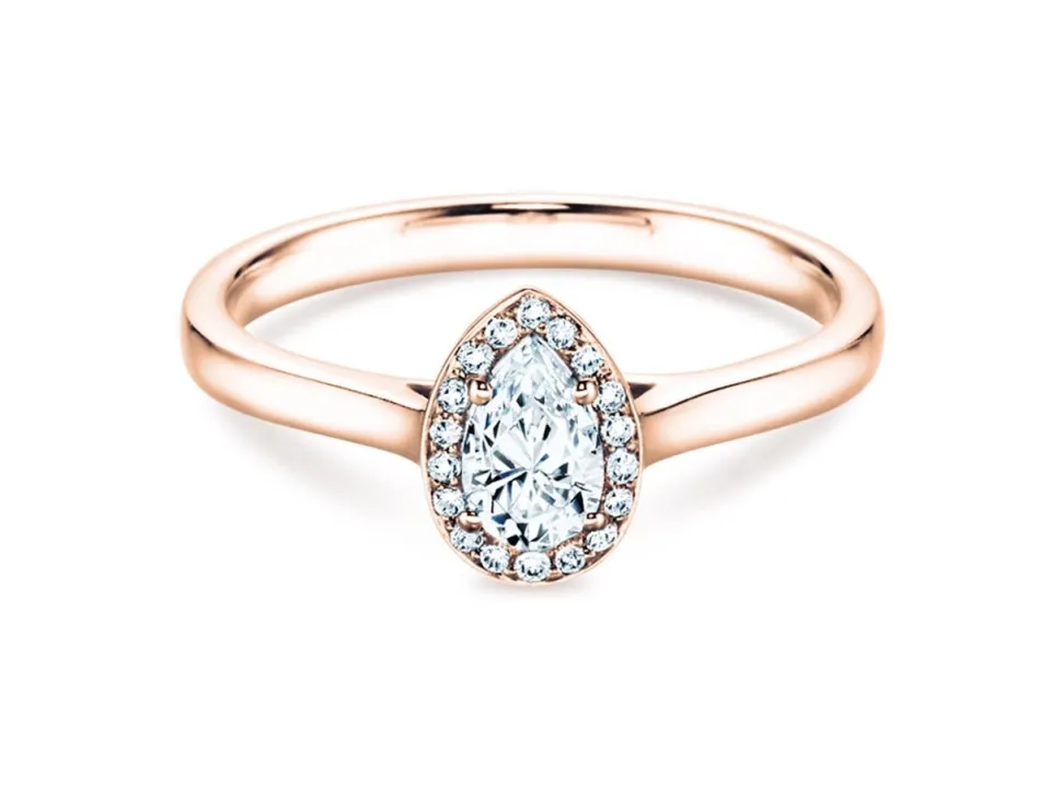 Diamantring Pear Shape