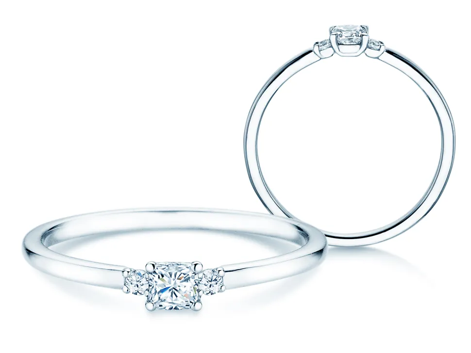 Diamantring Vivid Petite Cushion Cut