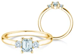 Diamantring Vivid Petite Emerald Cut
