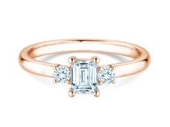 Diamantring Vivid Petite Emerald Cut