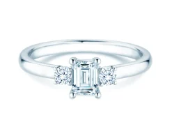 Diamantring Vivid Petite Emerald Cut