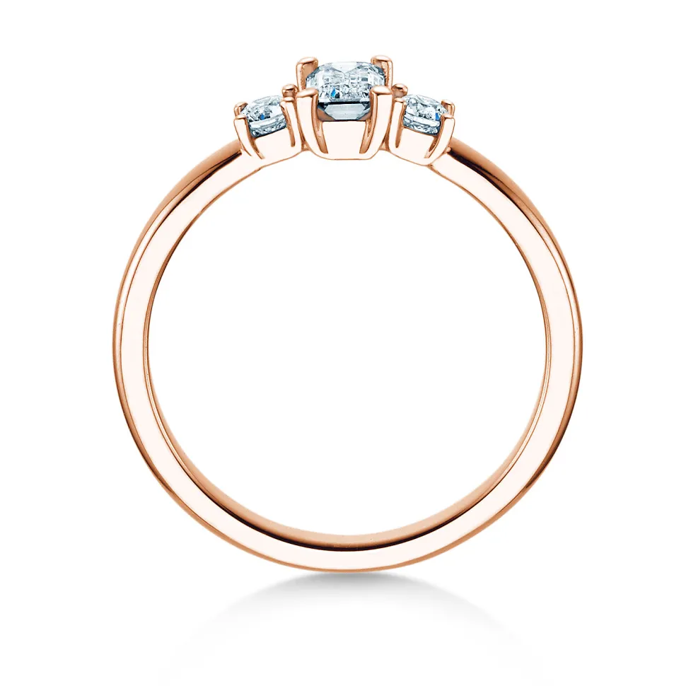 Diamantring Vivid Petite Emerald Cut