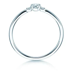 Diamantring Vivid Petite mit 3 Diamanten