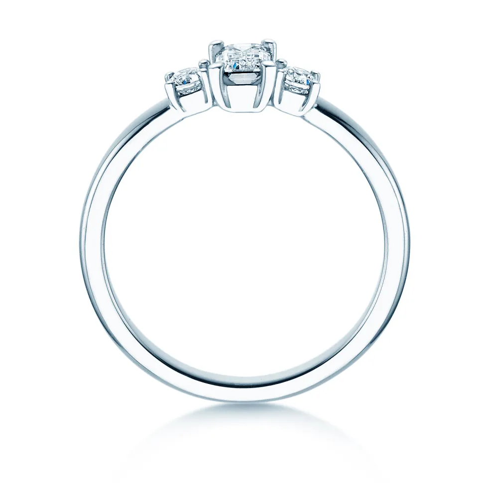 Diamantring Vivid Petite Emerald Cut