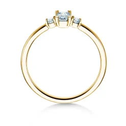Diamantring Vivid Petite Emerald Cut