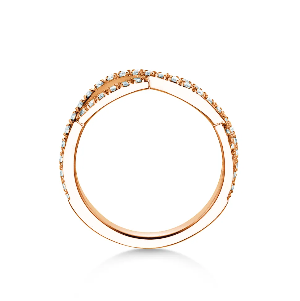 Eternityring Diamond Curve