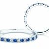 Eternityring Dusk mit Diamant und Farbedelstein
