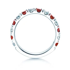 Eternityring Dusk mit Diamant und Farbedelstein