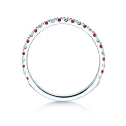 Eternityring Dusk mit Diamant und Farbedelstein