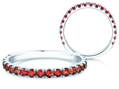 Eternityring Dusk mit Farbedelstein