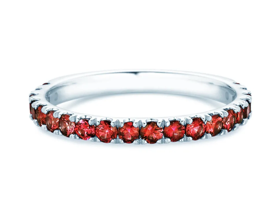Eternityring Dusk mit Farbedelstein