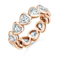 Eternityring Full of Hearts