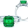Farbsteinring Emerald Elegance
