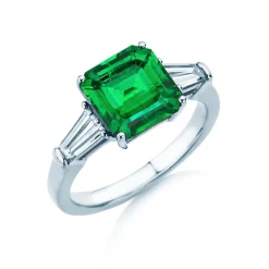 Farbsteinring Emerald Elegance
