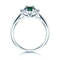 Farbsteinring Shining Emerald